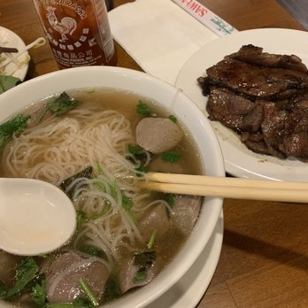 Saigon Pho - 32 Beef Meatballs Rice Noodle Soup 125 Pork Chop in Lemongrass and Grilled - Vietnamese Near Me - East Hanover, New Jersey Saigon Pho - 32 Beef Meatballs Rice Noodle Soup 125 Pork Chop in Lemongrass and Grilled - Vietnamese Near Me - East Hanover, New Jersey