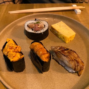 Ltd Edition Sushi - Fourth & final course (tamago is dessert) - Sushi Bars Near Me - Seattle, Washington Ltd Edition Sushi - Fourth & final course (tamago is dessert) - Sushi Bars Near Me - Seattle, Washington