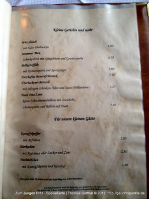 Menu photo 2 Gaststätte Junger Fritz Rheinsberg, BB
