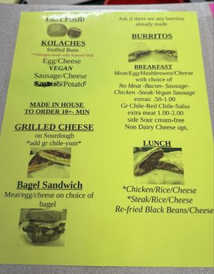 Menu photo 2 Madcrema Albuquerque, NM