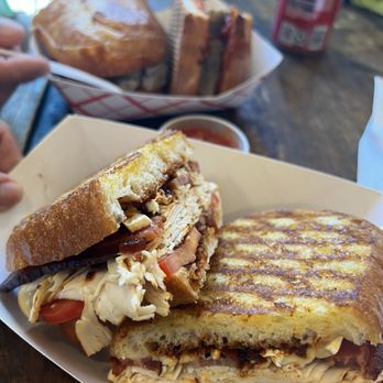 Modigliani Cafe - Turkey Panini + house made thick bacon - Sandwiches Near Me - Oakland, California Modigliani Cafe - Turkey Panini + house made thick bacon - Sandwiches Near Me - Oakland, California