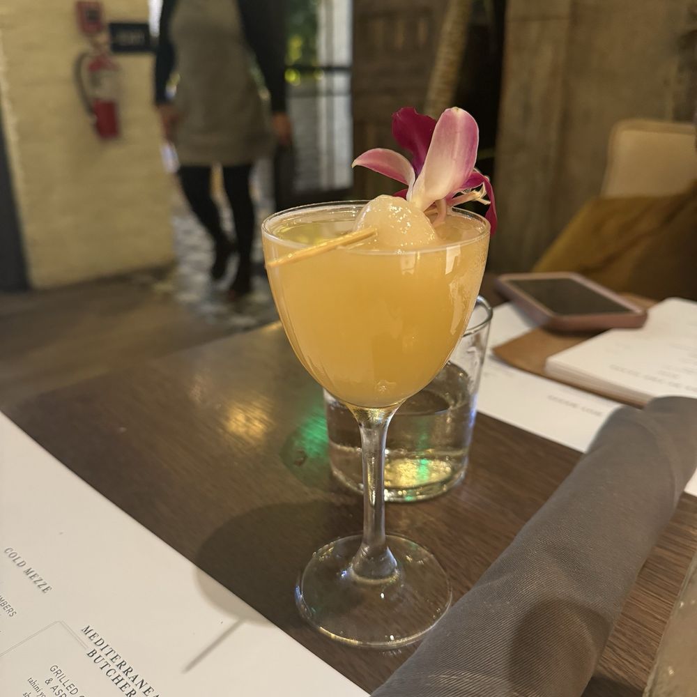 Aba Miami - Bal Harbour - Mango Lychee Martini - Mediterranean Near Me - Bal Harbour, Florida Aba Miami - Bal Harbour - Mango Lychee Martini - Mediterranean Near Me - Bal Harbour, Florida