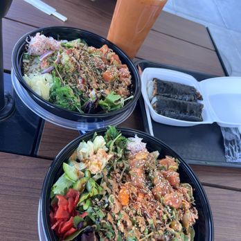 Ahipoki - Poke bowl, unagi musubi and thai ice tea - Seafood Near Me - San Fernando, California Ahipoki - Poke bowl, unagi musubi and thai ice tea - Seafood Near Me - San Fernando, California