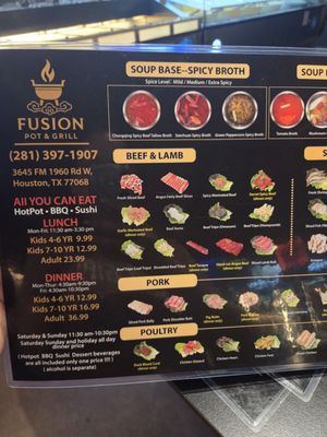 Menu photo 6 Fusion Pot & Grill Houston, TX Menu photo 6 Fusion Pot & Grill Houston, TX