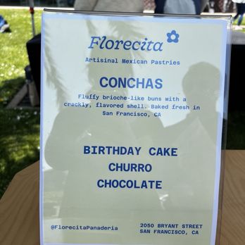 Florecita Panadería - menu - Bakeries Near Me - San Francisco, California Florecita Panadería - menu - Bakeries Near Me - San Francisco, California