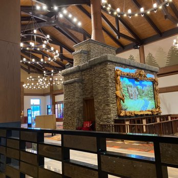 Great Wolf Lodge - View of the lobby from the Barnwood restaurant. - Resorts Near Me - LaGrange, Georgia Great Wolf Lodge - View of the lobby from the Barnwood restaurant. - Resorts Near Me - LaGrange, Georgia