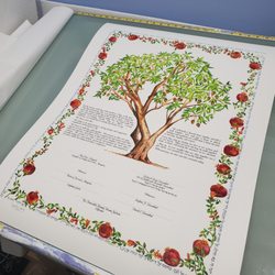 My Ketubah Art Studios - Mango Tree Ketubah