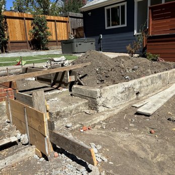 The Grubb Company - It didn't look like this to start. There were cement stairs and retaining walls on both sides, plumbing, two metal planters there. - Real Estate Agents Near Me - Oakland, California