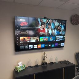 TV mounted in our conference room