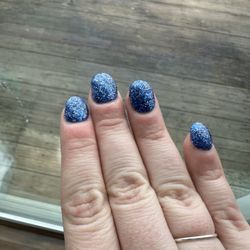 Nails & Spa - Beautiful nail job that makes me think of the stars :)