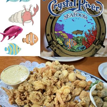 Crystal River Seafood Restaurant - Win some, (´*_*`) lose some. Good, but the portions were small to this platter. I guess there aren't enough fish in the sea. LOL - Seafood Near Me - Jacksonville, Florida Crystal River Seafood Restaurant - Win some, (´*_*`) lose some. Good, but the portions were small to this platter. I guess there aren't enough fish in the sea. LOL - Seafood Near Me - Jacksonville, Florida