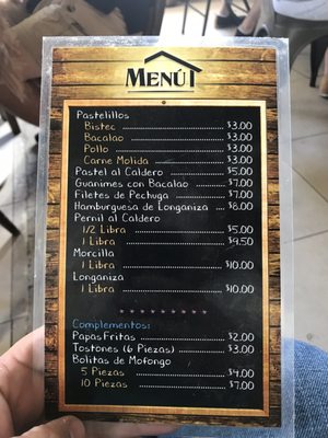 Menu photo 4 Casa Vieja Ciales, PR Menu photo 4 Casa Vieja Ciales, PR