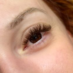 Juli’s Lashes - Chocolate Brown Volume Eyelash Extensions