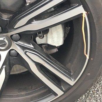 Sixt Rent A Car - Rim supposedly bent - orange is their marker highlighting the supposed problem - Car Rental Near Me - Dulles, Virginia Sixt Rent A Car - Rim supposedly bent - orange is their marker highlighting the supposed problem - Car Rental Near Me - Dulles, Virginia