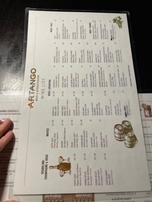 Menu photo 6 Artango Bar & Steakhouse Chicago, IL