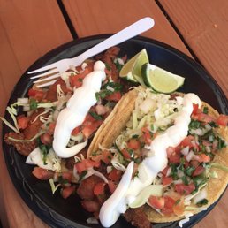Shrimp Burrito & Fish Taco