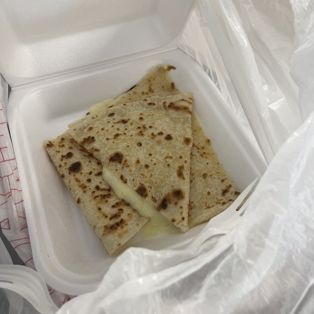 Fiesta Grill 2 - Quesadilla. She wanted it plain but she said it taste good. - Mexican Near Me - Huntington Beach, California