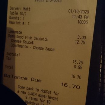 HopCat - Not bad at all! - Beer Bar Near Me - Kalamazoo, Michigan