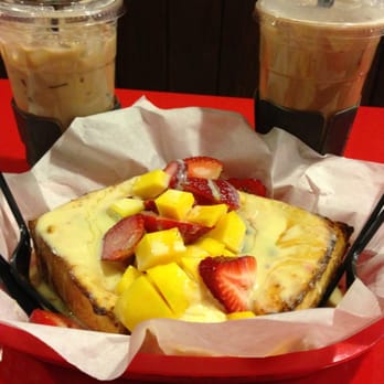 Tea Brick - Brick toast with condensed milk - Tea Rooms Near Me - Monterey Park, California Tea Brick - Brick toast with condensed milk - Tea Rooms Near Me - Monterey Park, California