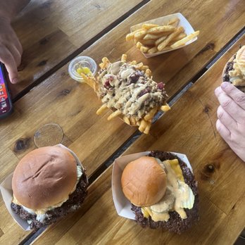Burger 3000 - Jalapeo Oklahoma Chopped  Cheese Fries with Beef Bacon - Burgers Near Me - Chatsworth, California
