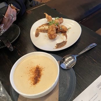 The Food Market - Crispy Lobster Fingers By Each and Cream of Crab Soup - New American Near Me - Baltimore, Maryland The Food Market - Crispy Lobster Fingers By Each and Cream of Crab Soup - New American Near Me - Baltimore, Maryland