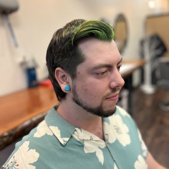 Nomels Salon - Green highlights - Hair Salons Near Me - Poulsbo, Washington