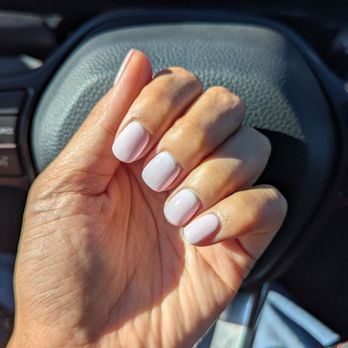 Unique nails & massage  - Beautiful and clean! Natural nails, square with round edges, gel polish - Nail Salons Near Me - San Jose, California