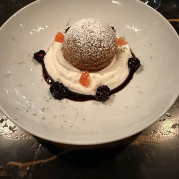 Backbone - New take on Key Lime Pie. So delicious and fresh. Crème was clearly fresh. Note the fresh berries and grapefruit. So good. - New American Near Me - Glendale, California
