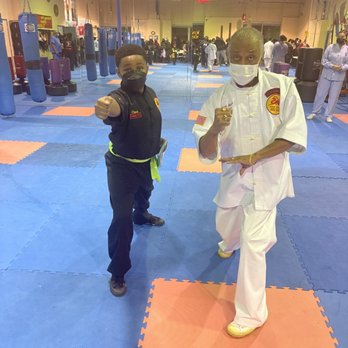 Dennis Brown Shaolin Wu-Shu Training Center - Grand Master Brown and Chase at belt promotion. - Karate Near Me - Silver Spring, Maryland Dennis Brown Shaolin Wu-Shu Training Center - Grand Master Brown and Chase at belt promotion. - Karate Near Me - Silver Spring, Maryland
