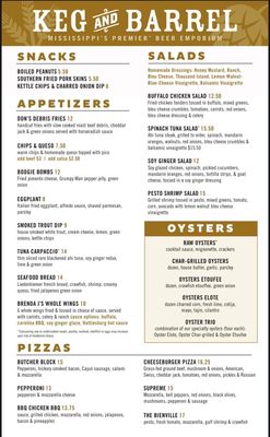 Menu photo 8 Keg & Barrel Ocean Springs, MS Menu photo 8 Keg & Barrel Ocean Springs, MS
