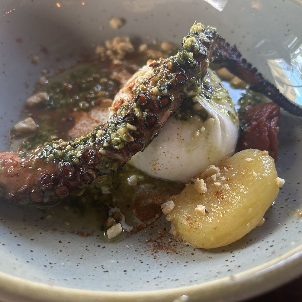 Little Pearl - Octopus with Burtata - New American Near Me - Key West, Florida