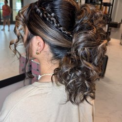 Beachy Blowout Bar & Salon - Up-do for this wedding guest!
