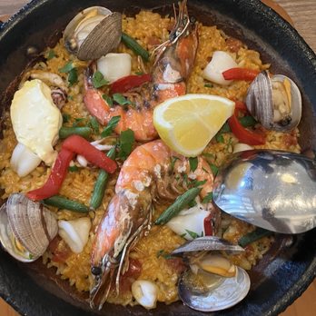El Cielo - Seafood paella wasn't salty like it is at other places. You can really taste the seafood, and the seasoning just perfect. - Tapas Bars Near Me - Honolulu, Hawaii El Cielo - Seafood paella wasn't salty like it is at other places. You can really taste the seafood, and the seasoning just perfect. - Tapas Bars Near Me - Honolulu, Hawaii