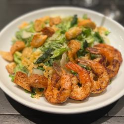 34 Chop House - Caesar Salad with Blackened Shrimp