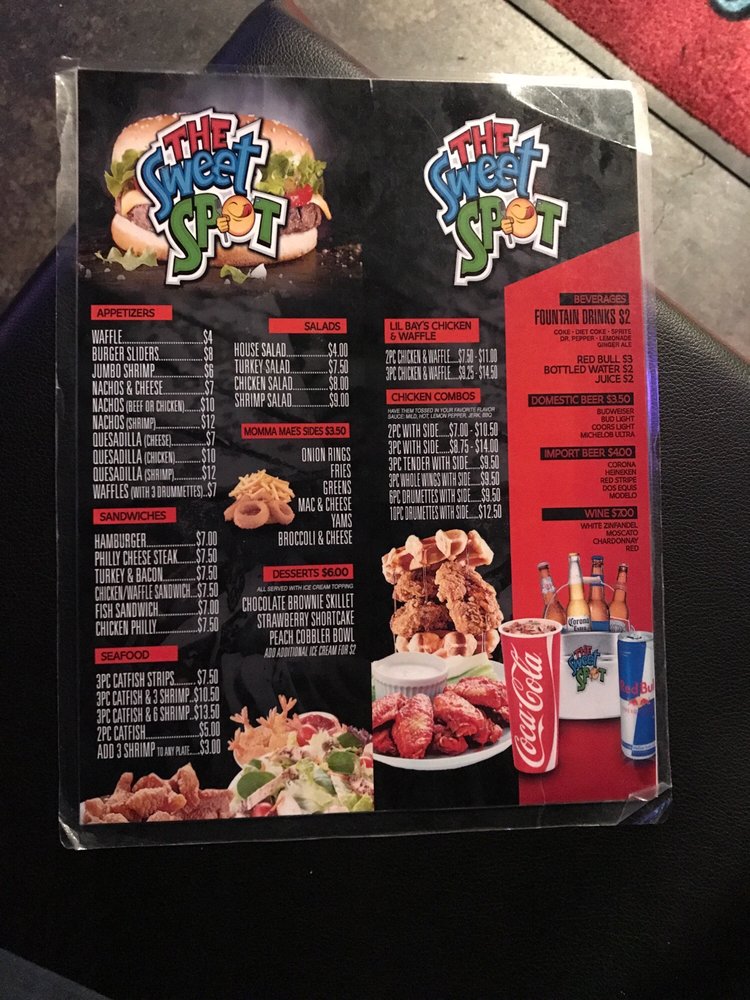 Food from The Sweet Spot