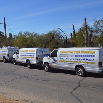Doc's Pool Tile Cleaning - Service vans - Pool Cleaners Near Me - Tucson, Arizona