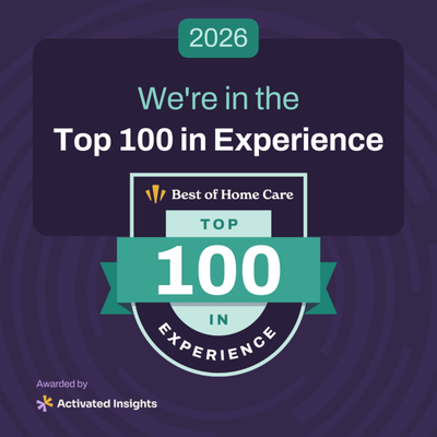 Top 100 in Home Care - As a Top 100 Leader in Experience award recipient, BrightStar Care of Greensboro is recognized among the very best home care providers participating in the Activated Insights Experience Management program. This achievement reflects the organization’s ongoing commitment to delivering consistently positive experiences for both clients and caregivers. Top 100 in Home Care - As a Top 100 Leader in Experience award recipient, BrightStar Care of Greensboro is recognized among the very best home care providers participating in the Activated Insights Experience Management program. This achievement reflects the organization’s ongoing commitment to delivering consistently positive experiences for both clients and caregivers.