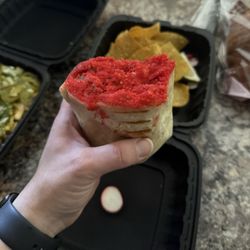 Fatimas Grill - The Hot Cheetos Burrito is worth it hands down!!!
