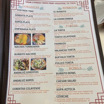 Andaluz - Mexican Near Me - Houston, Texas