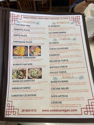 Menu photo 3 Andaluz Houston, TX