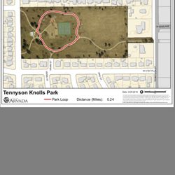 Tennyson Knolls Park - Park map.