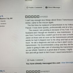 Bravo Transmission - Trudy G. New Washoe City Nevada