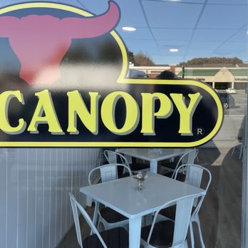 The Canopy - The front window of the "new" dine-in area - Barbeque Near Me - Ellicott City, Maryland