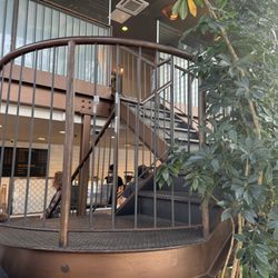 Breka Bakery & Cafe - Stairs and tree~
