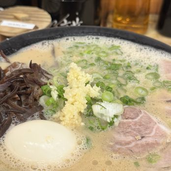 Ikkousha - Close up of the Signature Tonkotsu Ramen - Ramen Near Me - Toronto, Ontario Ikkousha - Close up of the Signature Tonkotsu Ramen - Ramen Near Me - Toronto, Ontario