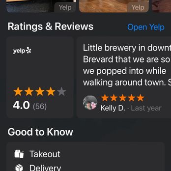 Brevard Brewing - Pets welcome but when I brought mine they said per the owner they can only have service pets in the building. Frustrating. - Breweries Near Me - Brevard, North Carolina