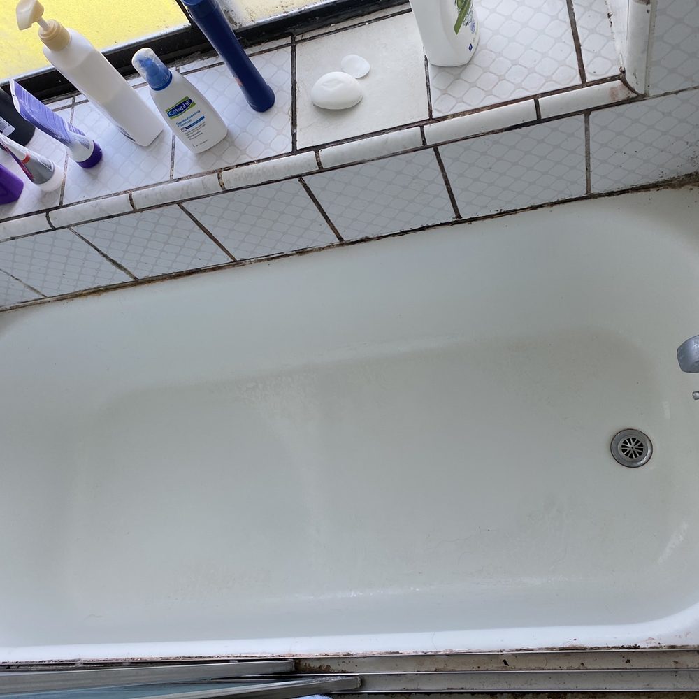 Before (yuck, look at all that gunk on the edges) Before (yuck, look at all that gunk on the edges)