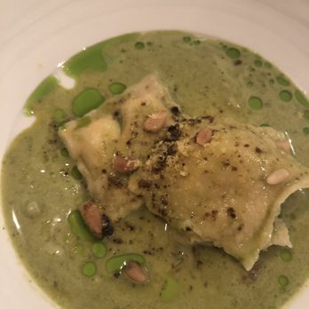 The Shed - Milled grain ravioli. Smoked cheddar. - British Near Me - London, XGL The Shed - Milled grain ravioli. Smoked cheddar. - British Near Me - London, XGL