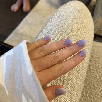 Mango Nail Bar - ombré purple nails - Nail Salons Near Me - Prosper, Texas