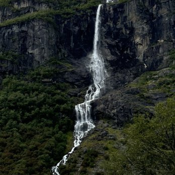 Cafe with a View - Waterfall view - Cafes Near Me - Oldedalen